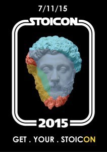 promotional image for stoicon conference featuring slogan 'get your stoic on'